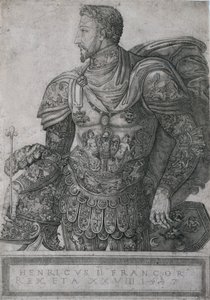 Henri II, Koning van Frankrijk, op 28-jarige leeftijd, 1547 door Nicolo della Casa