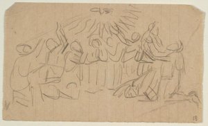 Compositieschets door Niels Larsen Stevns