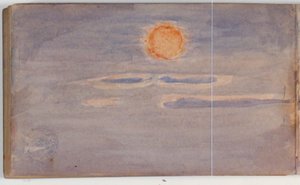 Luchtstudie met Zonsondergang