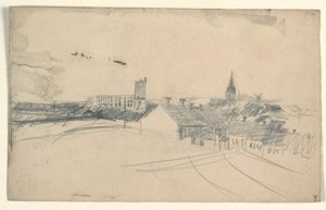 Uitzicht over Kolding door Niels Larsen Stevns