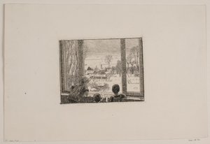 Kinderen bij het raam door Niels Skovgaard