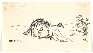 De dikke kat door Niels Skovgaard