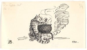De Dikke Kat door Niels Skovgaard