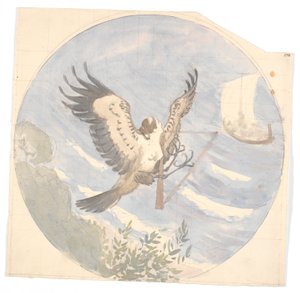 Odysseus vaart langs het eiland van de Sirenen