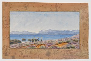 Peloponnesos gezien vanaf Megara