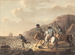 Tordenskjold ontsnapt aan de Zweedse dragonders