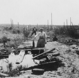 De Hoofdweg, Hill 60, België, Eerste Wereldoorlog, c1914-c1918