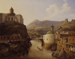 Uitzicht op Tiflis, 1839