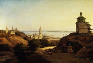 Uitzicht op Yuryev-Povolzhsky, 1851