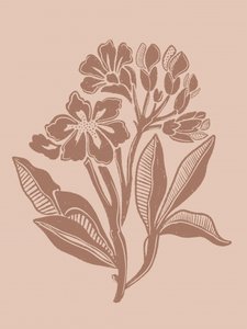 Aardse, botanische bloemen door Nikita Jariwala