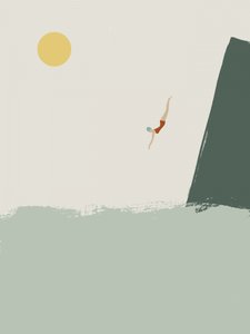 Duiken bij Ocean Cliff door Nikita Jariwala