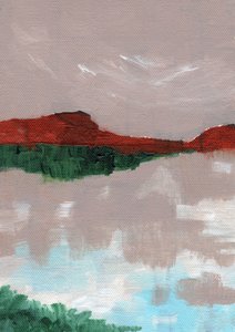 Reflectie op Red Mountain door Nikita Jariwala