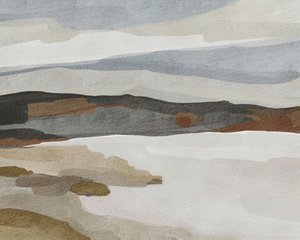 Zachte abstracte kust door Nikita Jariwala