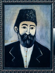 Zelfportret door Niko Pirosmani