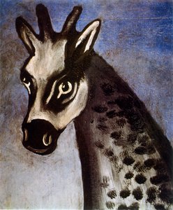 Giraffe door Niko Pirosmani