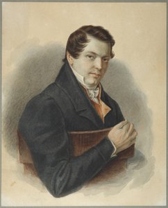 Portret van Decembrist Mikhail Naryshkin 1798-1863, 1832