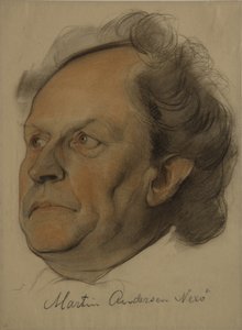 Portret van Martin Andersen Nexø 1869-1954, 1922