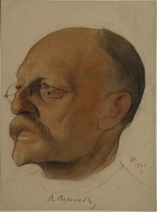 Portret van Vikenty Vikentyevich Veresaev 1867-1945, 1923