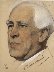 Portret van de regisseur Konstantin S. Stanislavsky 1863-1938, 1921