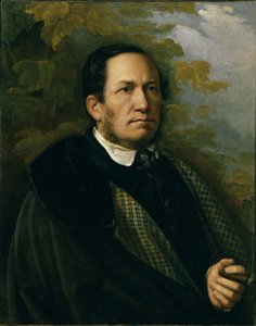 Portret van Valeryan Zhadovsky door Nikolai Andreevich Lavrov