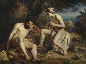 Mercurius sust Argus in slaap