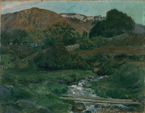 Heldere nacht in Jolster, ca. 1907
