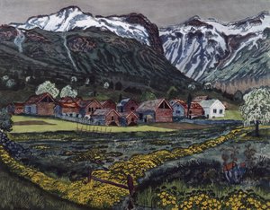 Boterbloem nacht door Nikolai Astrup