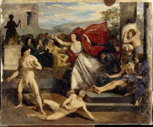 De oude Olympische Spelen. Boksen