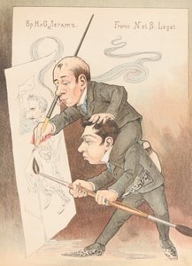 Zelfkarikatuur uit: Russisch Ballet in Karikaturen, 1902-1905