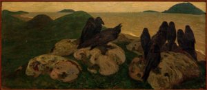 N.K. Roerich, De Onheilsdreiging door Nikolai Konstantinowitsch Roerich