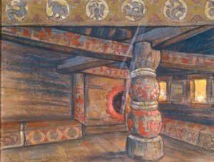 Kamer van Jaroslawna door Nikolai Konstantinowitsch Roerich