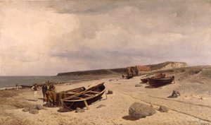 Deel van strand van Jæren