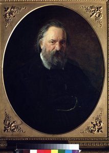 Portret van de schrijver Alexander Herzen door Nikolai Nikolajevitch Gay