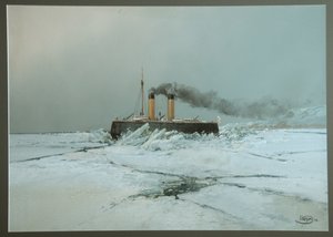 IJsbreker Yermak, 1898 door Nikolai Nikolayevich Karasin