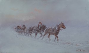 Sneeuwstorm, 1901