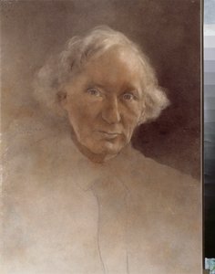 Portret van de dichter Vyacheslav Ivanov, 20e eeuw door Nikolai Nikolayevich Vysheslavtsev