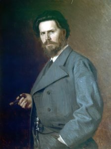 Portret van I. Kramskoy door Nikolai Yaroshenko