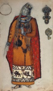 Wagner, Isolde / Figurine van Roerich