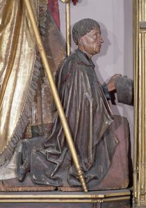 Het Isenheim altaarstuk, Sint Augustinus (detail van Jean d