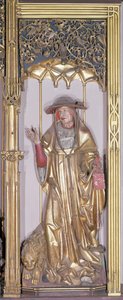 Het Isenheim Altaarstuk, Sint Hiëronymus, ca. 1490 door Nikolaus Hagenauer