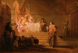 Solon voor Croesus door Nikolaus Knüpfer
