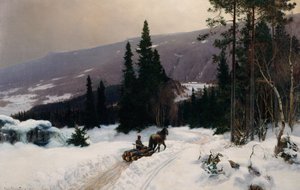Winter door Nils Hansteen