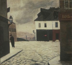 Boulevard Montmartre in Parijs door Nina Yakovlevna Simonovich Yefimova
