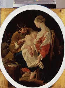 De Heilige Familie door Noel Halle
