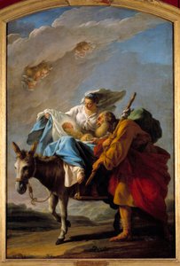 De vlucht naar Egypte door Noel Halle