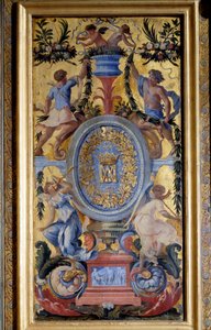 Decoratief paneel van de kast van de Marechale de La Meilleraye
