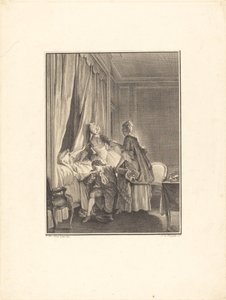 De inenting van de liefde door Noël Le Mire after Jean Michel Moreau