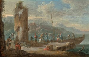 Zuidelijke havenscène door Norbert Grund
