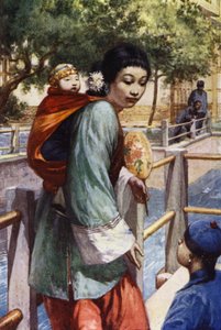 China: Meisje en baby