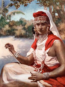 Kabylische vrouw van Algerije